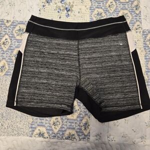 RBX Women's Charcoal and Black Athletic Shorts